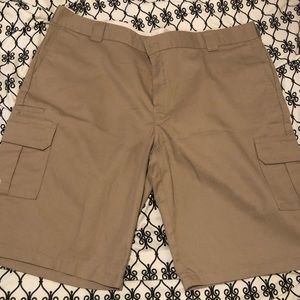 Dickies Khaki Cargo Shorts